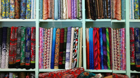 Different fabrics used to make outdoor cushions