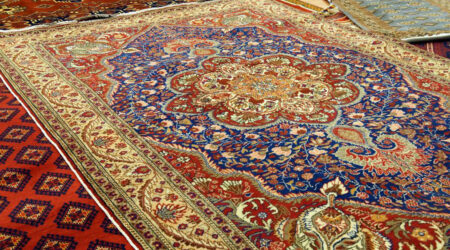 Different materials used to make area rugs